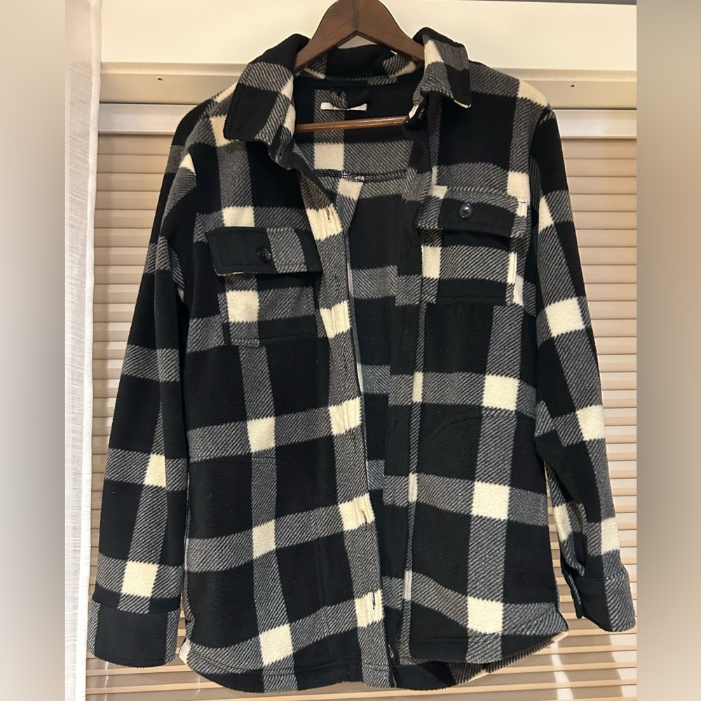 O’Neill cozy plaid fleece w/pockets